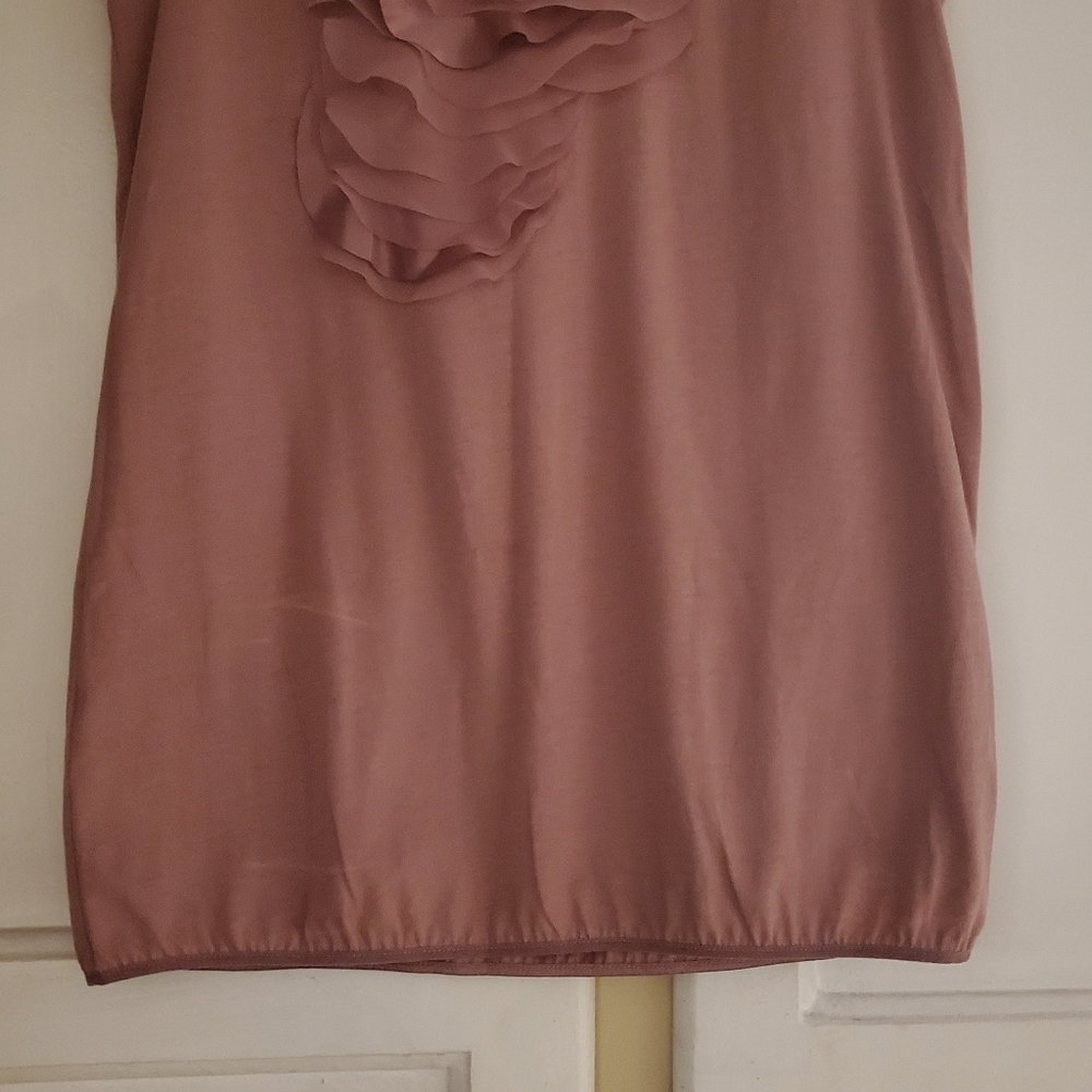 Ann Taylor Loft Women's Soft Ruffled Tank Top - Picture 6 of 7